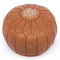 Genuine Leather Pouf Unstuffed - Moroccan Ottoman Footstool, Footrest Cover Boho Decor Bohemian Living Room, Bedroom, Kids Gift & Wedding Room Hand Stitched by Artisans Used As Hassock pouf ottoman hassock  hassocks and ottomans leather pouf hassock furniture pouf ottoman moroccan pouf pouf ottoman leather ottoman